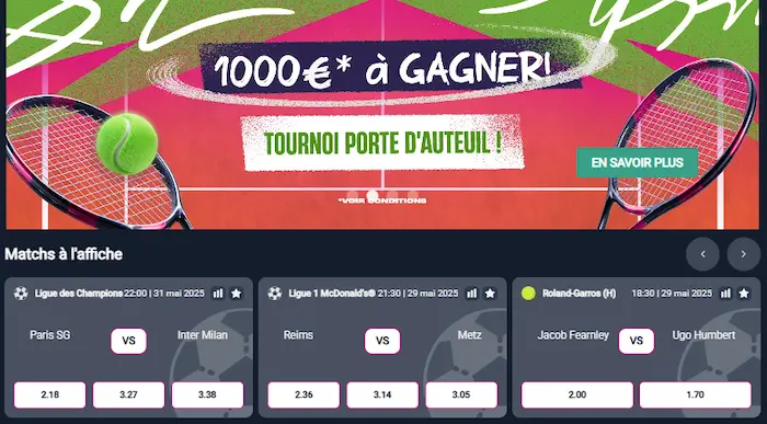 VBet Casino France bonus